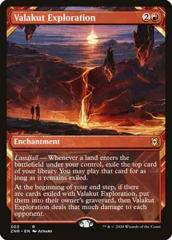 Valakut Exploration (Showcase) Zendikar Rising NM MTG Non-Foil - Image 1
