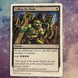 Culling the Weak (REGULAR) x1 - MTG Mystery Booster 2 MB2 #40 - Image 1