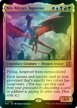 Niv-Mizzet, Supreme FOIL, March of the Machine: Aftermath, MTG NM/M - Image 1