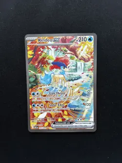Keldeo EX 167/086 SIR Pokemon White Flare Full Art Special Illustration Rare NM - Image 1