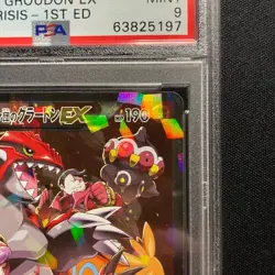 PSA 9 Team Magma's Groudon EX 1st Edition 015/034 Japan XY Double Crisis Pokemon - Image 4