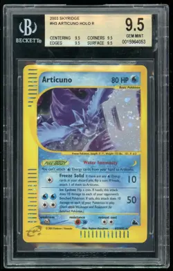 Pokemon Articuno Holo Rare Skyridge #H3 BGS 9.5 GEM MINT - Image 1