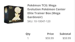 Pokemon Center Mega Evolutions Etb Set ( Lucario & Gardevoir ) Presale Confirmed - Image 3