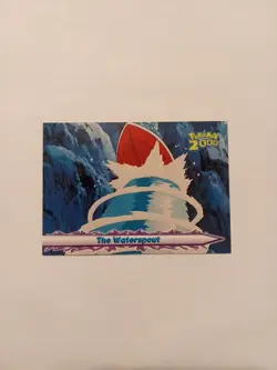 Pokemon Topps The Waterspout Non Foil The Movie 2000 #42 B1 - Image 1
