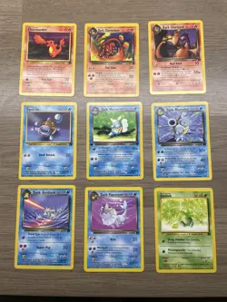 Pokemon Bundle Team Rocket Vintage Wotc Bundle Non Holo Dark Charizard Blastoise - Image 1