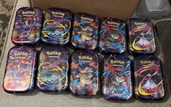 Pokemon Mega Hero’s Mini Tin Lot Of 10 Factory Sealed - Image 1