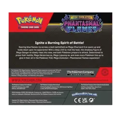 Pokemon Mega Evolution Phantasmal Flames Booster Display Box (36 Packs) PRESALE - Image 3