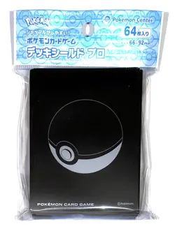 Poke Ball Pokemon Center Japan Exclusive Deck Sleeves - 64ct Official TCG - Image 1