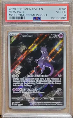 2023 Pokemon 151 Mew ex metal, Mewtwo, Mew ex UPC Set PSA 9,4,7 - Image 4