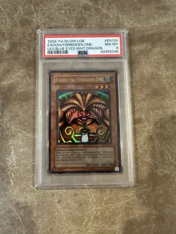 Exodia The Forbidden One LOB-EN124 Worldwide Edition Yu-Gi-Oh PSA8 - Image 1