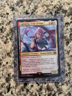 ~ Lightning, Army of One ~ NM ~ UB: FINAL FANTASY ~ MTG ~ - Image 1