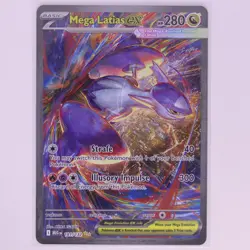 Mega Latias EX SIR 181/132 Secret Rare Pokemon Card Mega Evolutions - Image 1