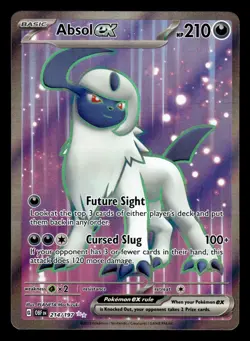 Absol ex 214/197 Ultra Rare Obsidian Flames Pokemon Card - Image 1