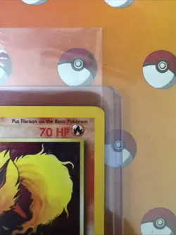 Pokemon TCG Card Flareon Jungle 19/64 Unlimited Non Holo Rare WOTC Vintage - Image 4