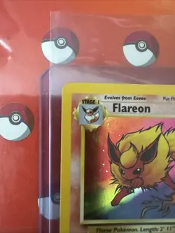 Pokemon TCG Card Flareon Jungle 19/64 Unlimited Non Holo Rare WOTC Vintage - Image 5