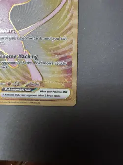 Pokemon TCG Mew EX Metal Gold NM 205/165 Scarlet & Violet 151 Promo Card - Image 4