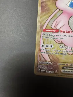Pokemon TCG Mew EX Metal Gold NM 205/165 Scarlet & Violet 151 Promo Card - Image 5