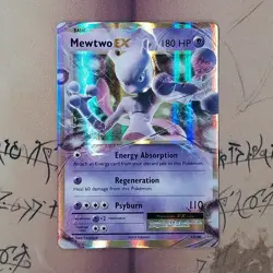 Mewtwo EX 52/108 Evolutions Holo NM Pokemon Card English - Image 1