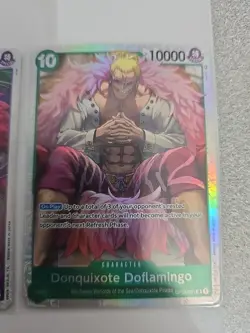 One Piece Card Game Donquixote Doflamingo OP04-031/op10-71 X2/ Rosinante Op10-72 - Image 2