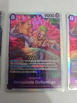 One Piece Card Game Donquixote Doflamingo OP04-031/op10-71 X2/ Rosinante Op10-72 - Image 4