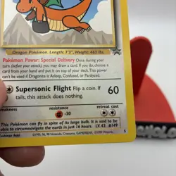 Pokemon TCG Dragonite Black Star Promo Card 1999 Pokemon: The First Movie - Image 5