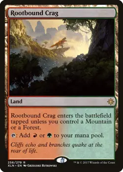 Rootbound Crag Foil x1 LP - Ixalan - Magic the Gathering MtG - Image 1