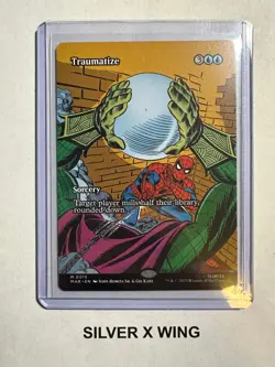 Traumatize Borderless x1, MTG, Spiderman, MAR, Magic the Gathering, NM - Image 1