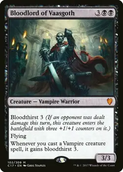 Bloodlord of Vaasgoth - Mythic NM - Commander 17 - Image 1