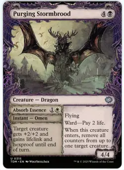 Purging Stormbrood (Showcase) - 0315 - Tarkir Dragonstorm - MTG - NM/M - Image 1