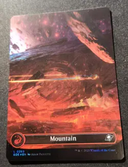 Mountain - Foil - Borderless - EOE - MTG - EN - NM - 0265 - Image 1