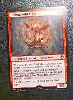 MTG, Delina, Wild Mage 138/281 Adventures in the Forgotten Realms AFR NM - Image 2