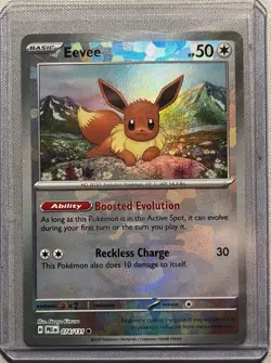 Pokemon TCG Eevee (Master Ball Pattern) 74/131 SV: Prismatic Evolutions NM - Image 1