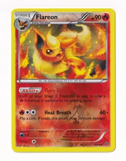 Pokemon XY Ancient Origins Reverse Holos #13/98 Flareon - Image 1