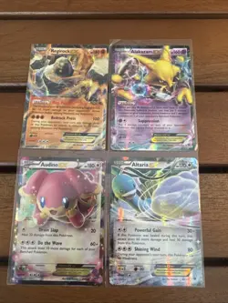 Alakazam EX 25/124 LP/NM XY Fates Collide Holo Lot Pokemon Audino Altaria Regi - Image 1