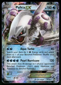 Palkia EX 31/122 Ultra Rare Holo NM Pokemon XY - BREAKpoint - Image 1