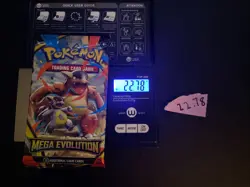 22.78g VERY HEAVY Mega Evolution Pokemon Sealed Booster Pack New SIR/HRU - Image 1