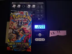 Extremely heavy 22.77g Pokemon Mega Evolution booster pack English - Image 1