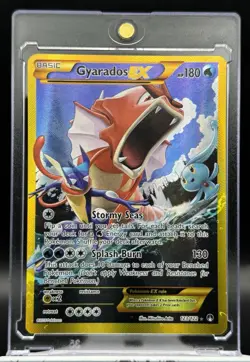 Pokemon TCG Gyarados EX Secret Rare 123/122 XY Breakpoint - Image 1