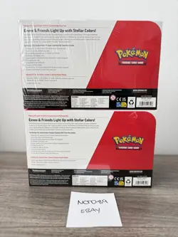 ✅2x LOT SEALED✅ Pokemon Prismatic Evolutions 2-Pack Costco ETB + Booster Bundle - Image 2