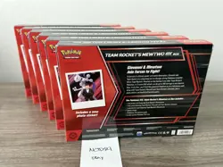 NEW CASE Pokemon Team Rocket's Mewtwo EX Box Destined Rivals ✅SHIPS IN 1 DAY✅ - Image 3