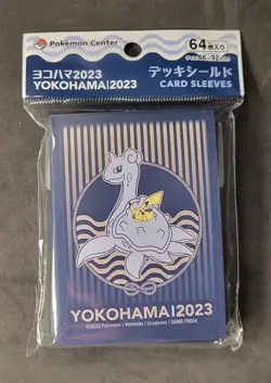 2023 Pokemon World Championships Lapras Sleeves Yokohama Japan Worlds - Image 1