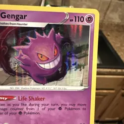 POKEMON GENGAR 085/202 SWORD & SHIELD RARE HOLO Mint - Image 5