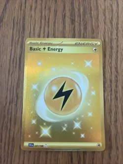 Pokemon TCG Basic Lightning Energy Scarlet & Violet-Base Set 257/198 Hyper Rare - Image 1