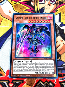 Soldier Gaia the Fierce Knight rotd-en004 1st Edition (NM) Super Rare Yu-Gi-Oh! - Image 1