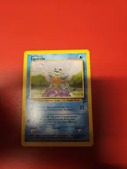 Pokemon TCG Squirtle Card 93/130 Base Set 2 Unlimited Regular Common - Image 1