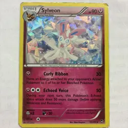 Sylveon 72/111 XY Furious Fists Cracked Ice Holo Card 2014 Pokemon TCG - Image 1