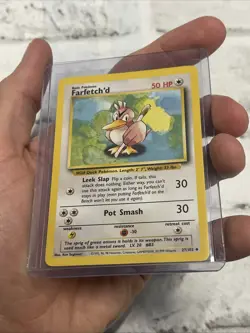 Farfetch'd Non-Holo 1999 WOTC Pokemon Card 27/102 Base Set Uncommon NM/MT - TCG - Image 2