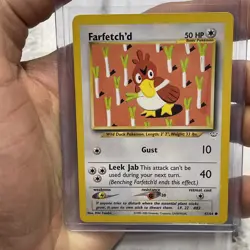 Pokemon Farfetch'd 43/64 WotC Neo Revelation Common NM Vintage Card TCG Nintendo - Image 1