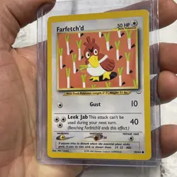Pokemon Farfetch'd 43/64 WotC Neo Revelation Common NM Vintage Card TCG Nintendo - Image 2