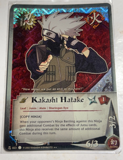Naruto Cards - Kakashi Hatake Copy Ninja Foil 023 Path To Hokage First Ed CCG - Image 1